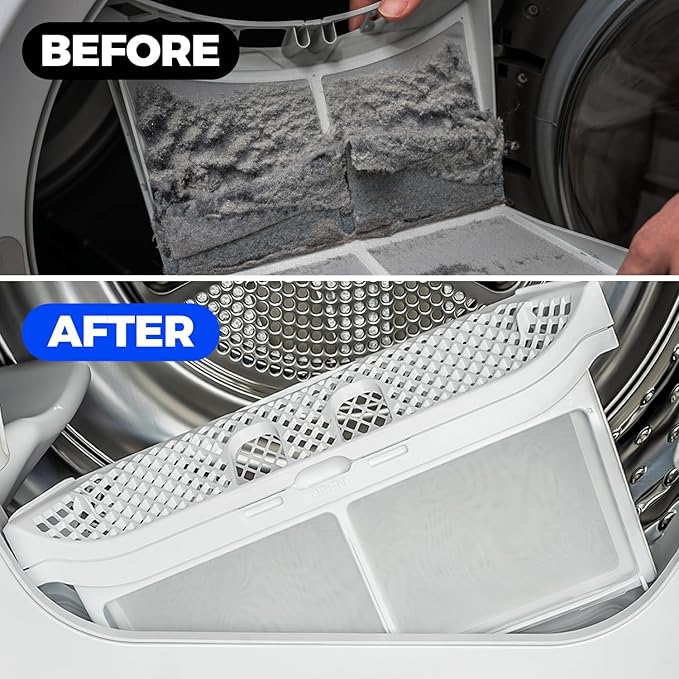 Holikme Dryer Vent Cleaner Kit – Gray Lint Vacuum Attachment | Dryer Vent Vacuum Hose Replacement Parts Reach Deep Inside Vents - Remove Hidden Lint, Speed Drying & Reduce Fire Risk - Image 6