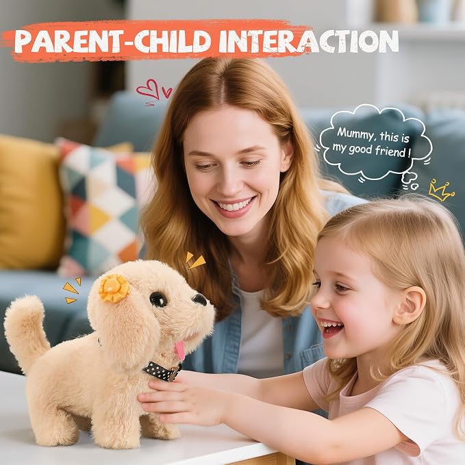 Vanvimen 16 Pcs Robot Dog Toys for Girls, Toys for 3 4 5 6 7 8 Year Old Girls Kids Boys, Realistic Robot Puppy Toy for 5-7 6-8, Ideas Birthday Gifts for Girl 3 4 5 6 Year Old - Image 4