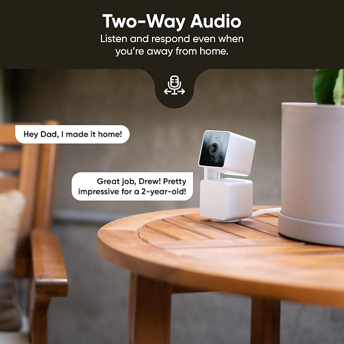 WYZE Cam Pan v3 Indoor/Outdoor IP65 1080P 360° Pan/Tilt/Zoom WiFi Smart Home Security Camera, Motion Tracking for Baby/Pet, Color Night Vision, Works with Alexa&Google Assistant, Free Expert Setup - Image 6