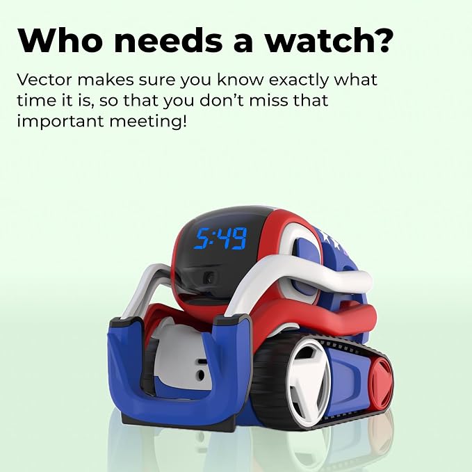 Anki Vector 2.0 AI ChatGPT Connected Robot Companion – Smart Autonomous Home Robot with Face Recognition and Voice Conversations - ChatGPT Subscription Required (Red, White & Blue) - Image 9