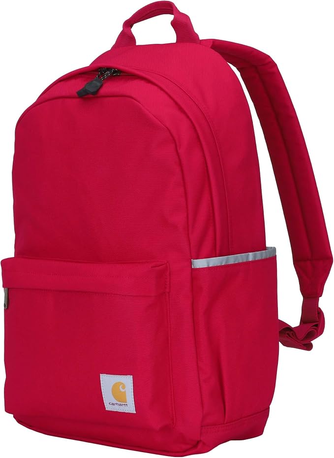 Carhartt Classic 21L Backpack Industry Red | Classic Laptop, Water-Resistant Pack with 15 Laptop Sleeve and Organizational Compartments by Carhartt