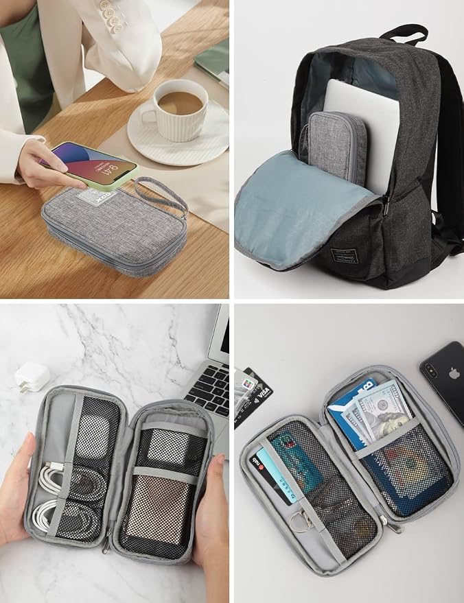 GOX Electronic Cable Organizer Travel Case Tech Pouch - Image 6