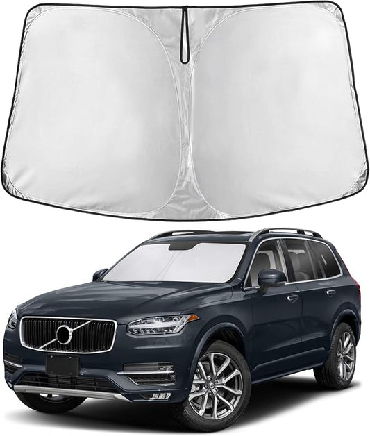 EcoNour Windshield Sunshade Compatible for Volvo XC90 2016-2024 2025 2026, Sun Visor for Front Windshield & Window Sun Shade Cover, UV Heat Blocker & Protector, Car Accessories by EcoNour