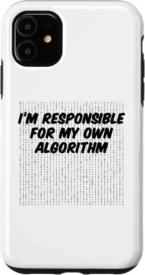 iPhone 11 Binary Code Computer Algorithm AI Artificial Intelligence Case by Unknown