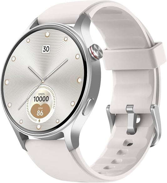 aeac Smart Watch for Women, AMOLED Ultra-Clear Screen Activity Trackers with Heart Rate/Sleep/SpO2 Monitor, Smartwatch for iPhone/Samsung/Android, 110+ Sport Modes (Grey, S/M/L, Grey) by AEAC