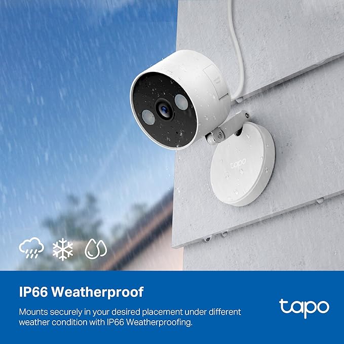 Tapo 2K+ Indoor/Outdoor Wired Security Camera - 2024 PCMag Editors' Choice, Person/Pet/Vehicle Detection, Baby Monitoring, Color Night Vision, Subscription-Free Local Storage or Optional Cloud, C120 - Image 5
