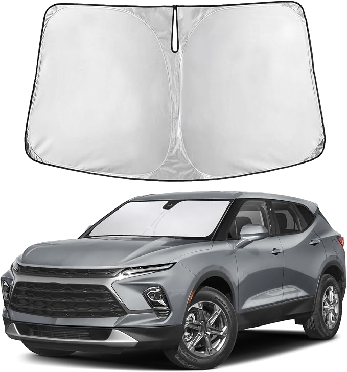 EcoNour Windshield Sunshade Compatible for Chevrolet Blaze 2019-2024 2025 2026, Sun Visor for Front Windshield & Window Sun Shade Cover, UV Heat Blocker & Protector, Car Accessories by EcoNour