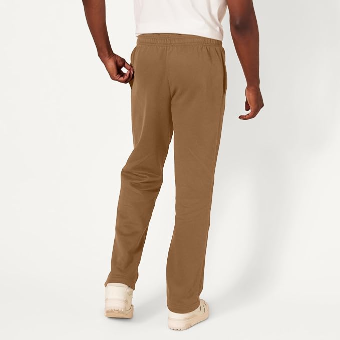 Amazon Essentials Men's Relaxed Straight Leg Fleece Open Bottom Sweatpant (Available in Big & Tall) - Image 3
