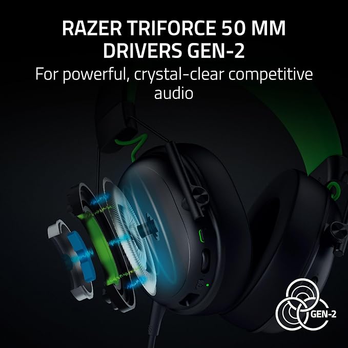 Razer BlackShark V3 X HyperSpeed Wireless Xbox Gaming Headset, Black | 50mm Drivers, Cardioid Mic, 2.4 GHz, Bluetooth, Works with PC, Mac, PS5, Nintendo Switch, Smartphone, 70 Hr Battery - Image 3