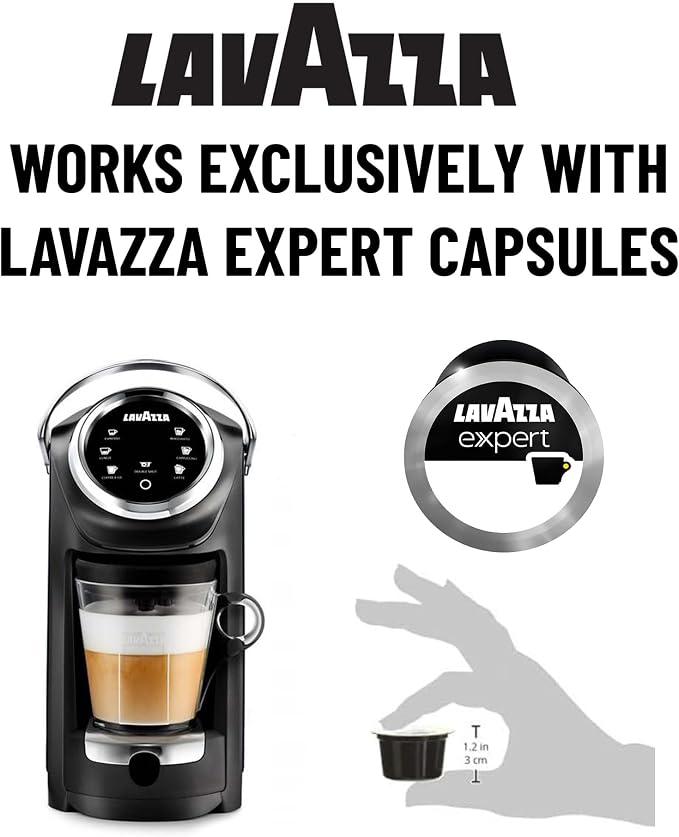 Lavazza Expert Coffee Classy Plus Single Serve ALL-IN-ONE Espresso & Coffee Brewer Machine - (Includes Built-in Milk Vessel/Frother) - Image 4