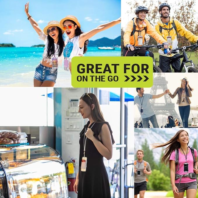 Gear Beast Cell Phone Lanyard - Universal Neck Phone Holder w/Card Pocket and Silicone Neck Strap - Compatible with Most Smartphones, Sailor Blue - Image 6