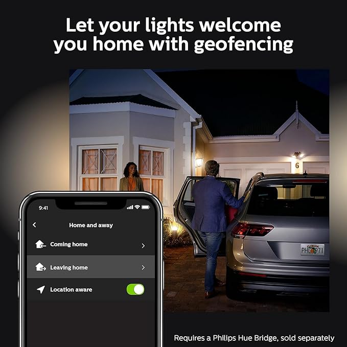 Philips Hue Lily Outdoor Smart Spotlight Base Kit, 3 Pack, White and Color Ambiance LED Walkway Lights, Low Voltage Landscape Lighting, Requires Bridge, Control with App & Voice, Weatherproof - Image 5