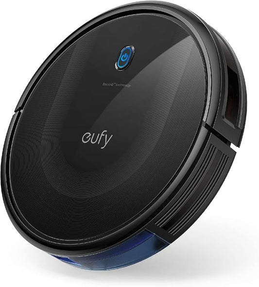 eufy 11S MAX Robot Vacuum Cleaner, Super Thin, Quiet | Self-Charging, Easy to use, Cleans Hard Floors to Medium-Pile Carpets, Black by Unknown
