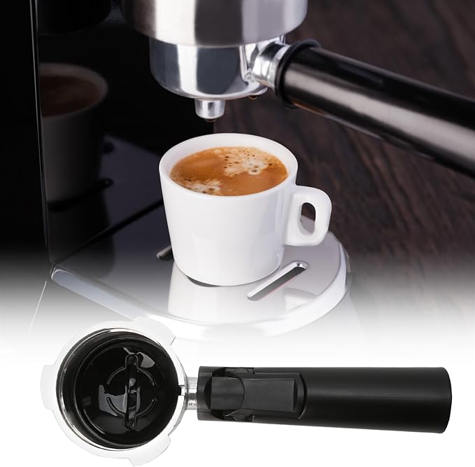 Coffee Espresso Machine Handle Replacement Parts, Cafe Bracket Handle for Lidl Silvercrest CM4621 CM4218 KF5002 KF500S Barista (for 51mm Portafilter Basket - Not included) - Image 4