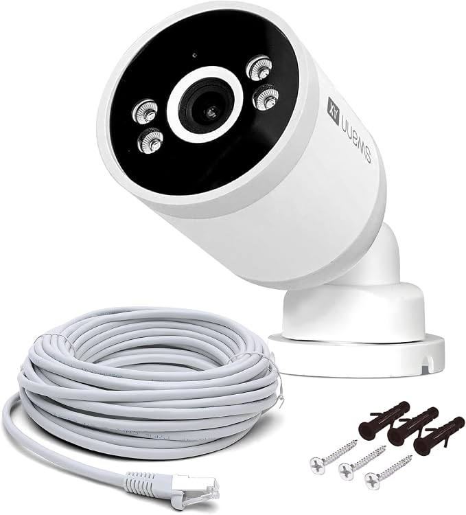 Swann AdvancedX Wired 4K Security Camera PoE Outdoor Bullet, Color Night Vision, Smart AI Video Analytics/Alerts, Advanced Motion Detection - Image 8