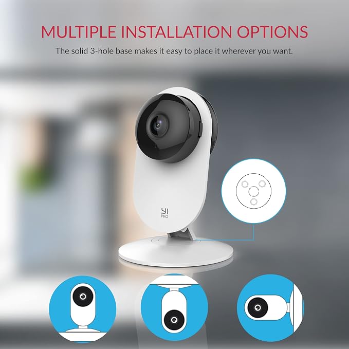 YI Pro 2K 3PC Home Security Camera, 2.4GHz Indoor Cameras for Home Security with Person, Vehicle, Animal Smart Detection, Phone App for Baby, Pet, Dog Monitoring, Works with Alexa and Google Assistant - Image 9