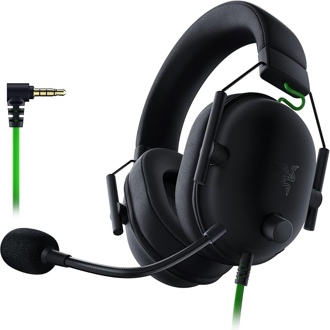 Razer BlackShark V2 X Gaming Headset: 7.1 Surround Sound - 50mm Drivers - Memory Foam Cushion - for PC, PS4, PS5, Switch - 3.5mm Audio Jack - Black (Pack of 8) by Unknown