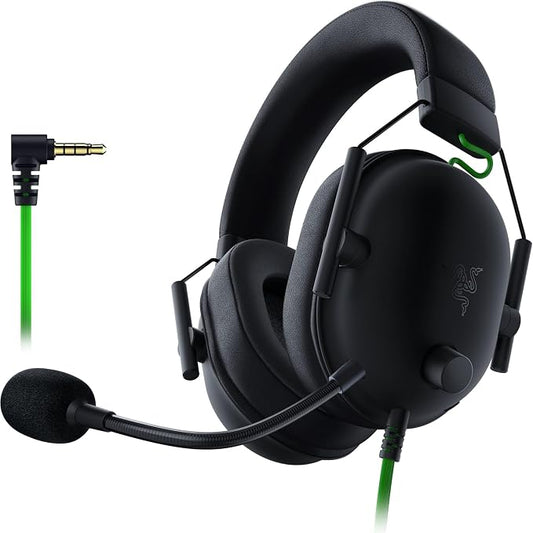 Razer BlackShark V2 X Gaming Headset: 7.1 Surround Sound - 50mm Drivers - Memory Foam Cushion - for PC, PS4, PS5, Switch - 3.5mm Audio Jack - Black (Pack of 8) by Unknown
