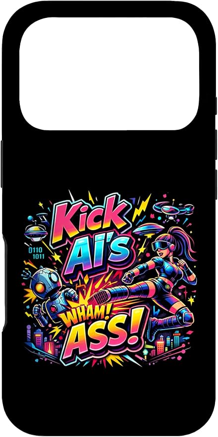 Tech Human vs AI Case for iPhone 17 Pro by Unknown