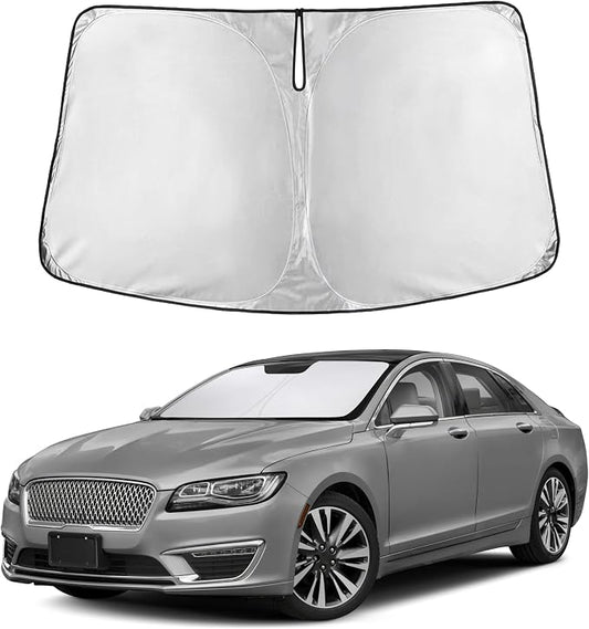 EcoNour Windshield Sunshade Compatible for Lincoln MKZ 2013-2018 2019 2020, Sun Visor for Front Windshield & Window Sun Shade Cover, UV Heat Blocker & Protector, Car Accessories by EcoNour