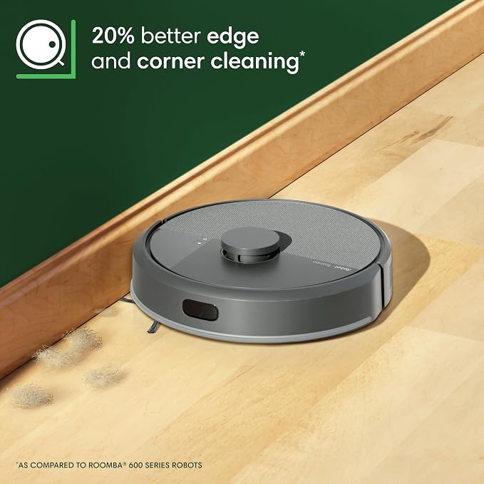 iRobot Roomba 105X Combo Robot Vacuum & Mop with AutoEmpty Dock, Self‑Emptying for Up to 75 Days, 70× Power‑Lifting Suction, Smart LiDAR Mapping, App & Voice Control, Ideal for Homes with Pets & Kids - Image 8