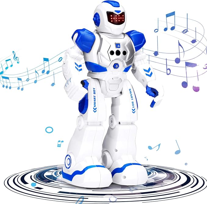 KingsDragon Robots Toy for Kids, RC Robot Gesture Sensing Toy | Interactive Walking Singing Dancing Robot Birthday Presents for Boys Girls Age 6 7 8 9 10 11 12 Years Old - Image 3