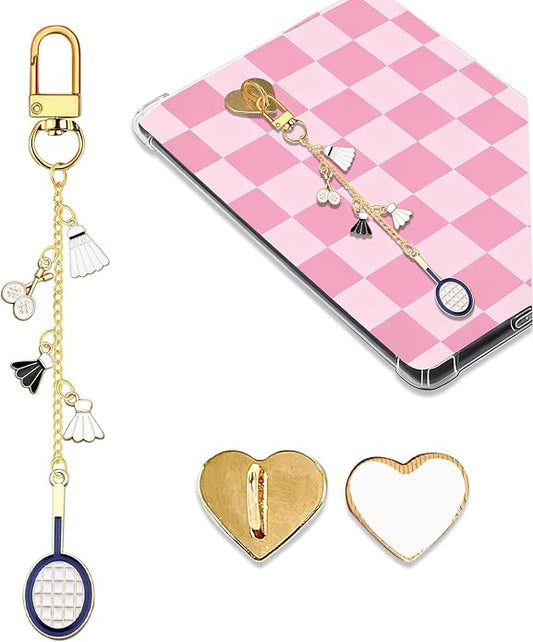 Charm Chains for Kindle,Cute E-reader Phone Charm Bracelets Accessories Compatible for Kindle E-Reader Phone iPad AirPod,Gifts for Reader Booklovers by Unknown