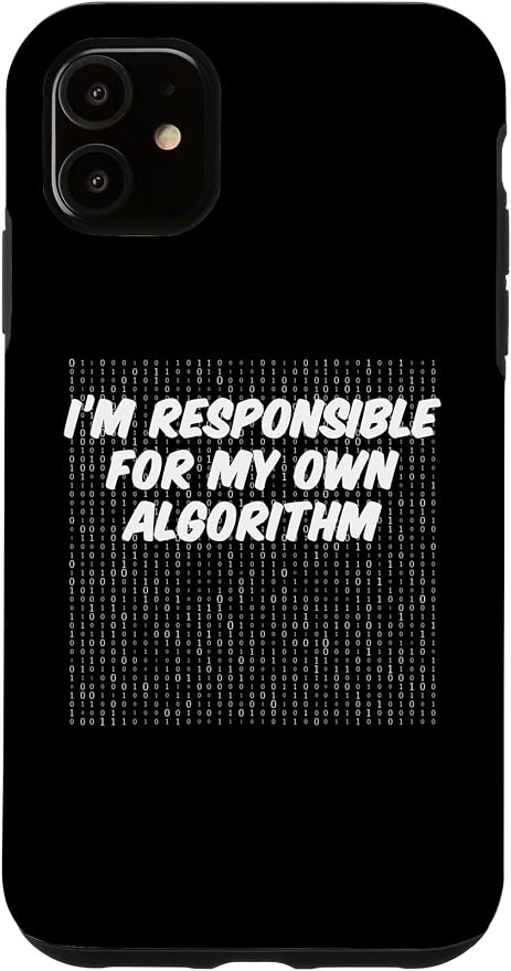 iPhone 11 Binary Code Computer Algorithm AI Artificial Intelligence Case by Unknown