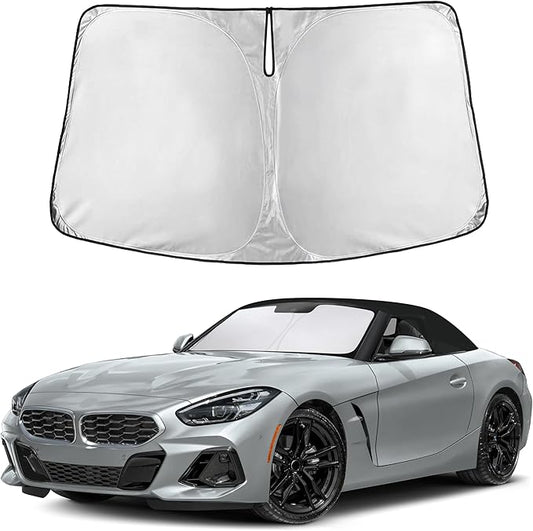EcoNour Windshield Sunshade Compatible for BMW Z4 / M2 / M8 2003-2022 2023 2024 2025 2026, Sun Visor for Front Windshield & Window Sun Shade Cover, UV Heat Blocker & Protector, Car Accessories by EcoNour