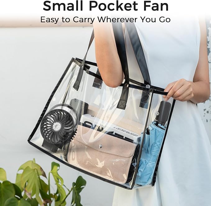 PANERGY Portable Misting Fan with Water Sprayer, Mothers Day Gifts for Mom, Birthday Gifts for Girls Women Men, Mini Handheld Fan Essentials for Travel Beach Camping Cruise, 2026 New - Image 6