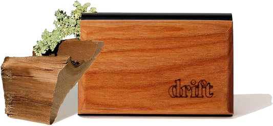 Drift Car Air Freshener - The Original Wood Air Freshener - Car Odor Eliminator - Long Lasting Scent - Auto Accessories - Metal Clip - Essential Oils - Clean Ingredients - Teak Scent Starter Kit by driftscents