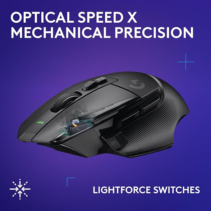 Logitech G502 X Lightspeed Wireless Gaming Mouse + G515 TKL Wireless Gaming Keyboard (Tactile) Bundle: Black - Image 6
