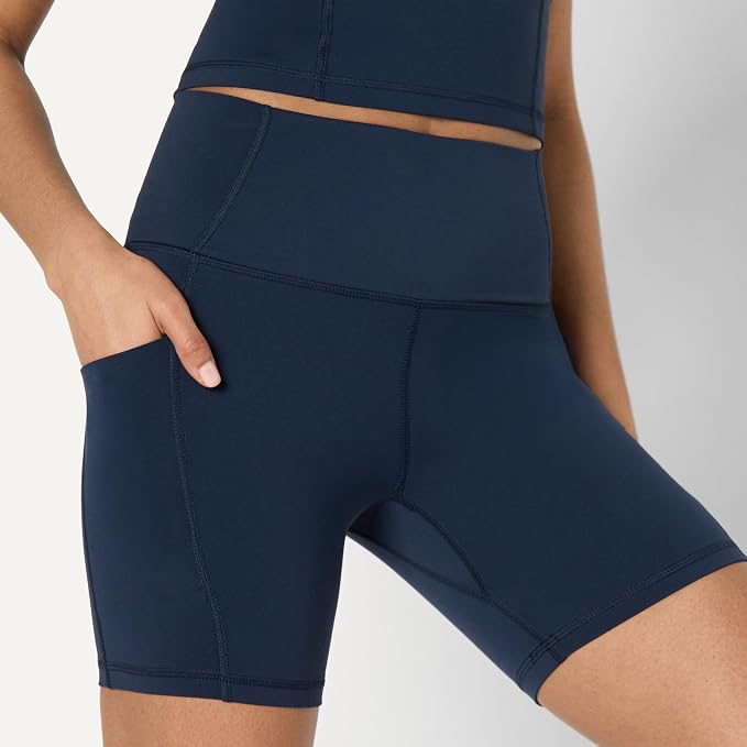 Amazon Essentials Women's Active FormFlex Buttery Soft High Waist Biker Shorts - Image 3