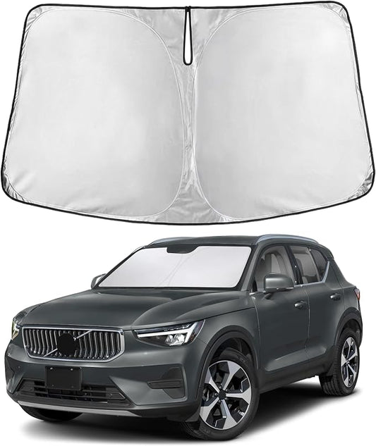 EcoNour Windshield Sunshade Compatible for Volvo XC40 2019-2024 2025 2026, Sun Visor for Front Windshield & Window Sun Shade Cover, UV Heat Blocker & Protector, Car Accessories by EcoNour