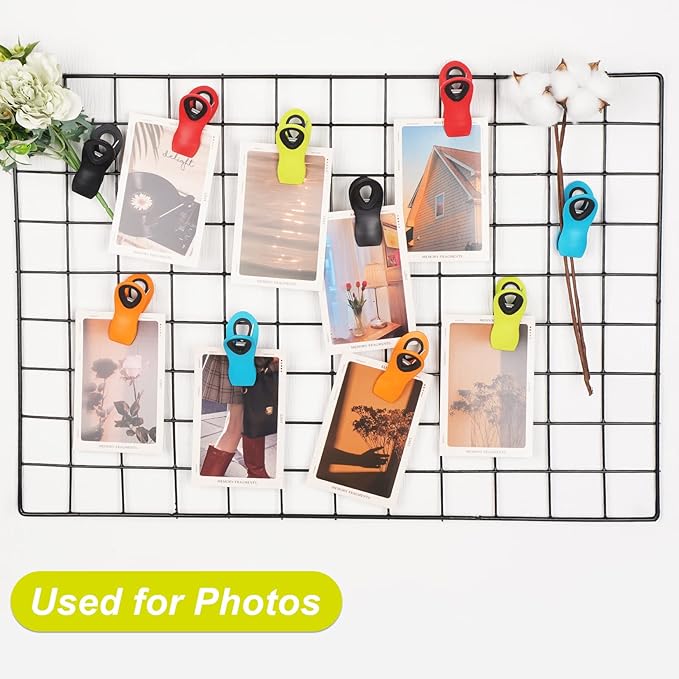JETMORE 16 Pack Chip Clips Bag Clips, Multicolor Magnetic Chip Clip - Image 5