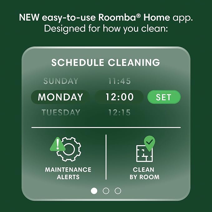 iRobot Roomba 104 2in1 Vacuum & Mop Robot - Self-Empties for 75 Days, Intense Power-Lifting Suction, Vacuums All Floors, Ideal for Pet Hair, LiDAR Smart Navigation Mapping, Mops Hard Floors - Image 11