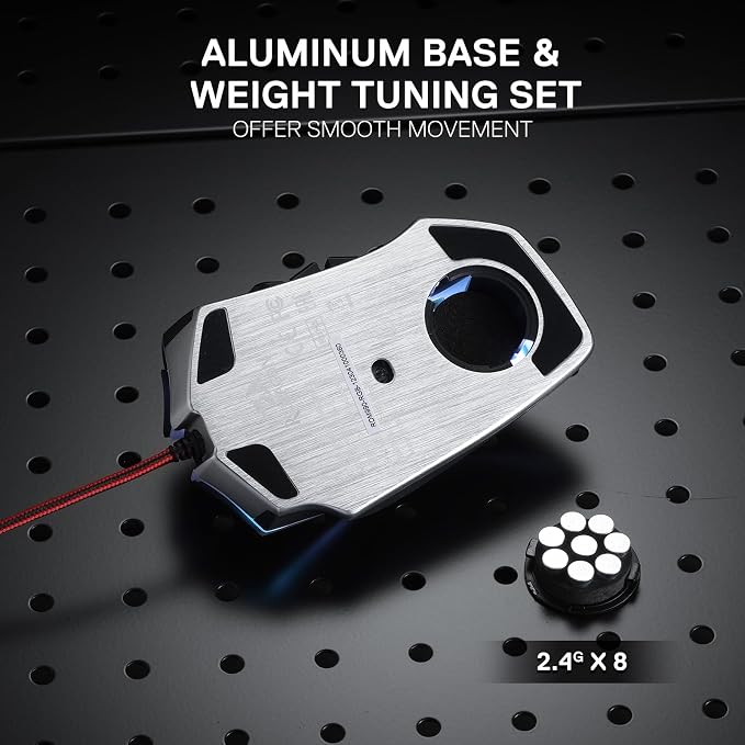 Redragon M990 Wired RGB MMO Gaming Mouse 32000 DPI Remapping Keys | Stable Lag-Free Connection, Redefine Keybinding Macro, Vibing Backlight, Ergonomic Grip Body Comfort - Image 5