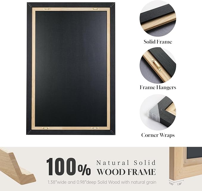 Large 3D Textured Framed Black and White Abstract Wall Art for Living Room, 3 Piece Modern Geometric Paintings, Minimalist Neutral Relief Pictures for Dining Bedroom Hallway Office Wall Decor, 24x36 In - Image 7