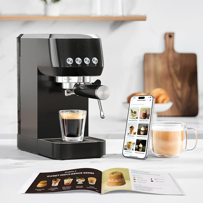 CASABREWS 3700 Essential Espresso Machine, Stainless Steel Espresso Maker | 20-Bar Italian Pump, Powerful Steam Wand, 43.9oz Removable Water Tank, Compact Espresso Maker for Home, Cappuccino & Latte - Image 8
