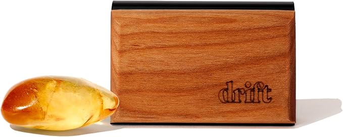 Drift Car Air Freshener - The Original Wood Air Freshener - Car Odor Eliminator - Long Lasting Scent - Auto Accessories - Metal Clip - Essential Oils - Clean Ingredients - Amber Scent Starter Kit by driftscents