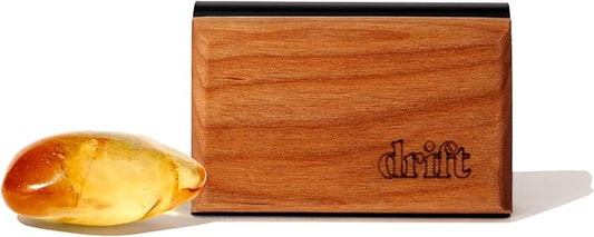 Drift Car Air Freshener - The Original Wood Air Freshener - Car Odor Eliminator - Long Lasting Scent - Auto Accessories - Metal Clip - Essential Oils - Clean Ingredients - Amber Scent Starter Kit by driftscents