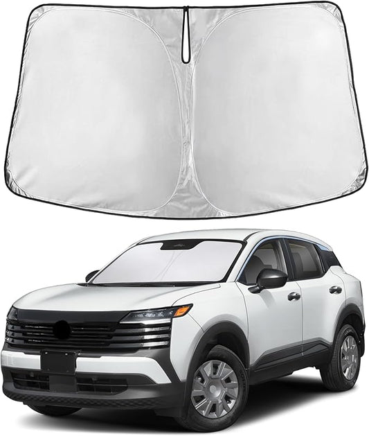 EcoNour Windshield Sunshade Compatible for Nissan Kicks 2025 2026, Sun Visor for Front Windshield & Window Sun Shade Cover, UV Heat Blocker & Protector, Car Accessories by EcoNour