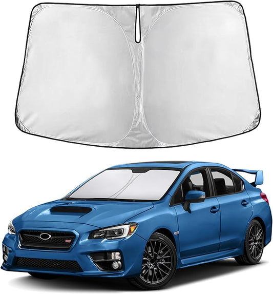 EcoNour Windshield Sunshade Compatible for Subaru Impreza WRX/WRX STI 2008-2013 2014 2015, Sun Visor for Front Windshield & Window Sun Shade Cover, UV Heat Blocker & Protector, Car Accessories by EcoNour