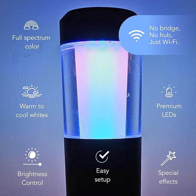 LIFX Smart Outdoor Path Lights - Wi-Fi RGBW - Matter Certified 12V- Round | Wifi 2.4GHz - Compatible with Alexa, Google, Apple Homekit, Needs 15V low-voltage transformer, for landscape pathway lighting - Image 2