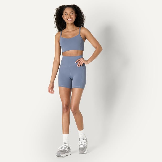 Amazon Essentials Women's Active FormFlex Buttery Soft High Waist Biker Shorts - Image 3
