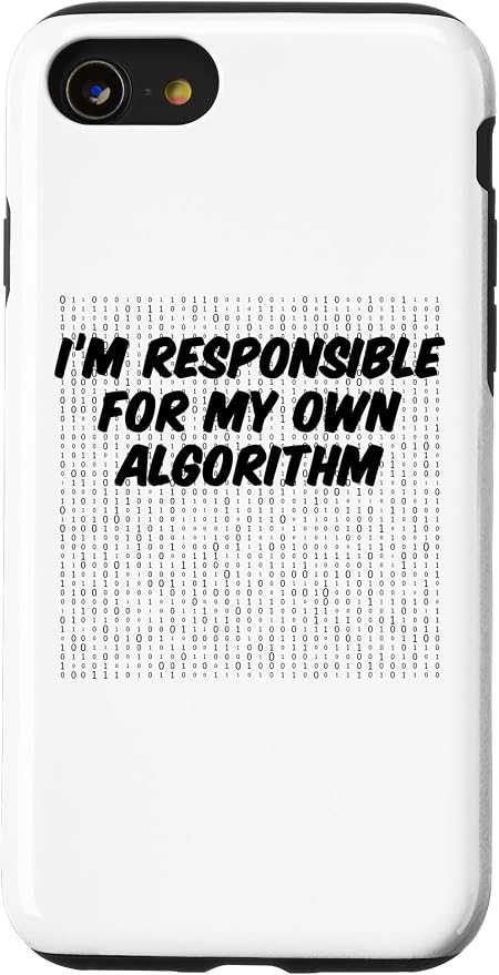 iPhone SE (2020) / 7 / 8 Binary Code Computer Algorithm AI Artificial Intelligence Case by Unknown