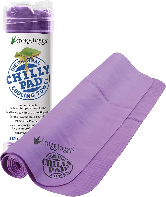 FROGG TOGGS Chilly Pad, Instant Cooling Towel, Long Lasting, Reusable, Sports and Outdoors Neck Towel 33x13 by froggtoggsSpring