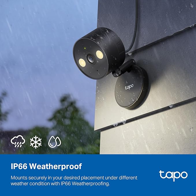 Tapo 2K+ Indoor/Outdoor Wired Security Camera - Person/Pet/Vehicle Detection, Baby Monitoring, Color Night Vision, IP66 Weather Resistant, Subscription-Free Local Storage or Optional Cloud, C121 - Image 7