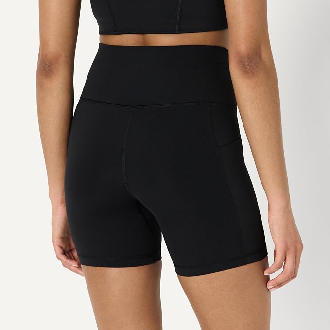 Amazon Essentials Women's Active FormFlex Buttery Soft High Waist Biker Shorts - Image 2