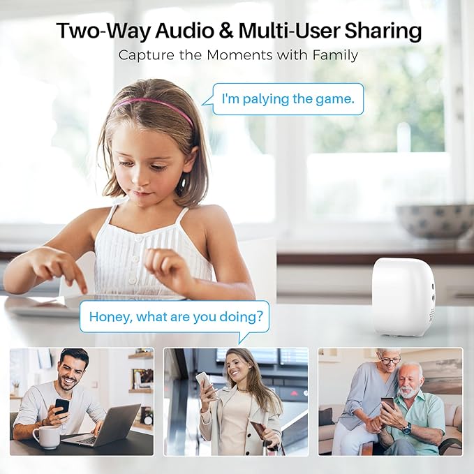 MaxiViz Security Cameras Wireless Outdoor (4 Pack), Battery Powered Cameras for Home Security with AI Motion Detection, 2K Color Night Vision, 2-Way Talk, IP66 Weatherproof, SD/Cloud Storage - Image 6